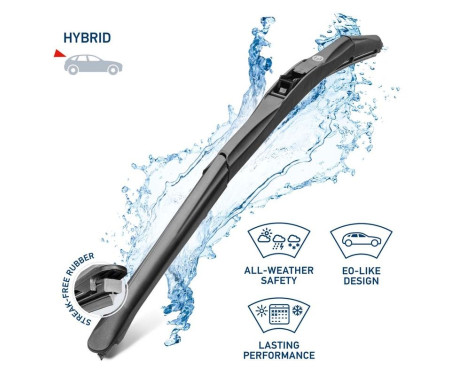 Hybrid windshield wiper 9XW 204 584-181 Hella, Image 4