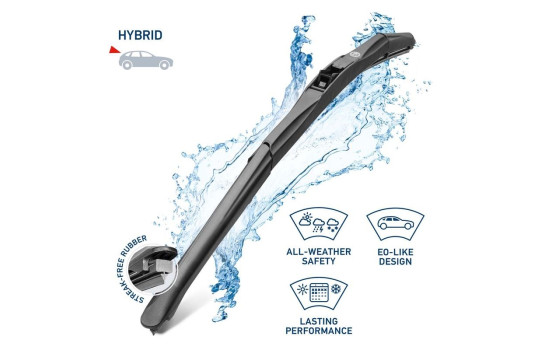 Hybrid windshield wiper 9XW 204 584-241 Hella, Image 4