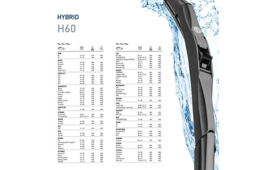 Hybrid windshield wiper 9XW 204 584-241 Hella, Image 7