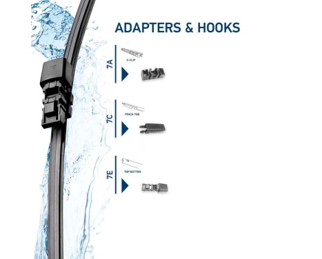 Rear windshield wiper 9XW 358 179-101 Hella, Image 6