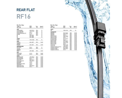 Rear windshield wiper 9XW 358 179-161 Hella, Image 7