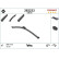 SB38 Rear Wiper Blades 38CM 262233 SWF