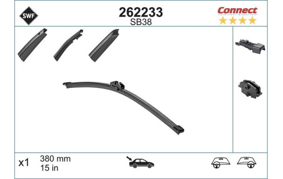 SB38 Rear Wiper Blades 38CM 262233 SWF