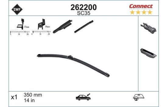 SC35 Windshield Wipers For 35CMX 262.200 SWF