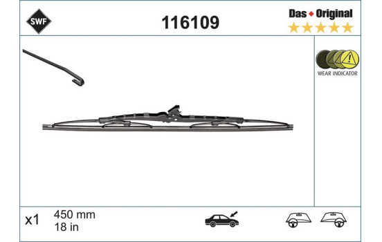 SWF Wiper Blade 116109, Image 4