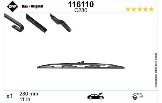 Windshield wiper 116110 SWF, Image 2