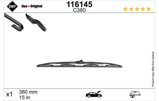 Windshield wiper 116145 SWF, Image 2
