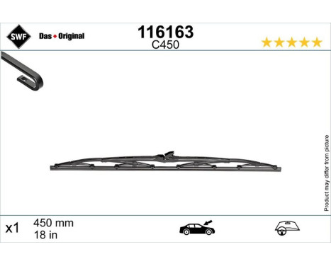 Windshield wiper 116163 SWF