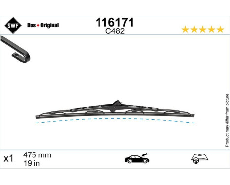 Windshield wiper 116171 SWF