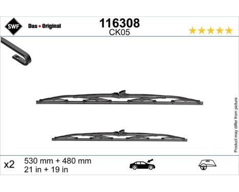 Windshield wiper 116308 SWF, Image 2