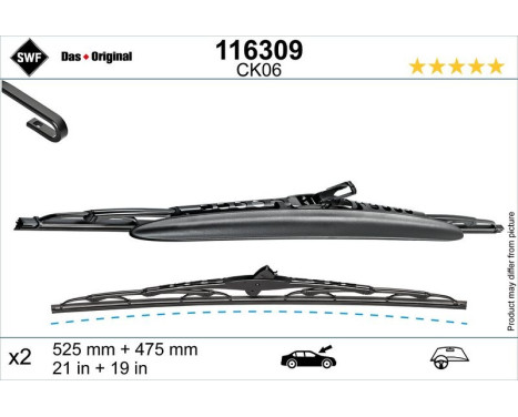 Windshield wiper 116309 SWF