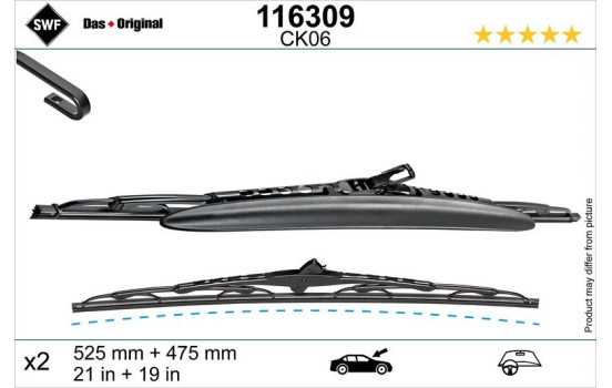 Windshield wiper 116309 SWF