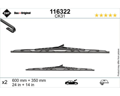 Windshield wiper 116322 SWF, Image 2