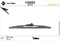Windshield wiper 116553 SWF
