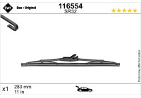 Windshield wiper 116554 SWF