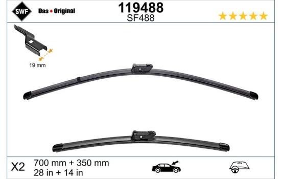Windshield wiper 119.488 SWF