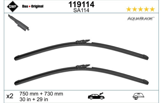 Windshield wiper 119114 SWF