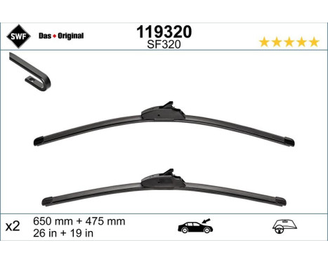 Windshield wiper 119320 SWF