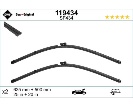 Windshield wiper 119434 SWF