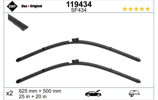 Windshield wiper 119434 SWF