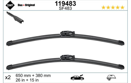 Windshield wiper 119483 SWF