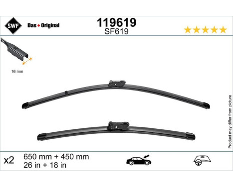 Windshield wiper 119619 SWF, Image 2