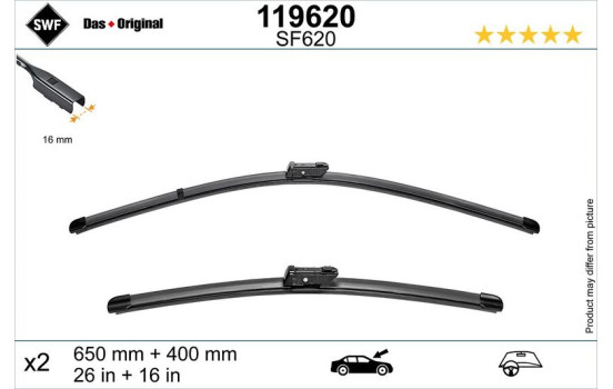 Windshield wiper 119620 SWF