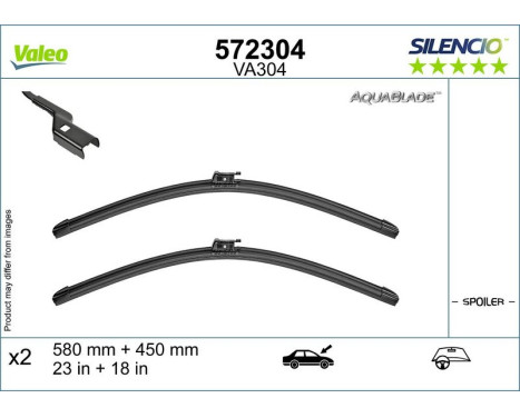 Windshield wiper 572304 Valeo