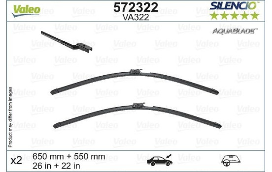 Windshield wiper 572322 Valeo, Image 2