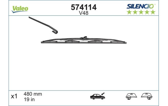 Windshield wiper 574114 Valeo, Image 2