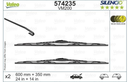 Windshield wiper 574235 Valeo