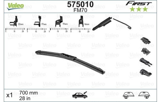 Windshield wiper 575010 Valeo, Image 5