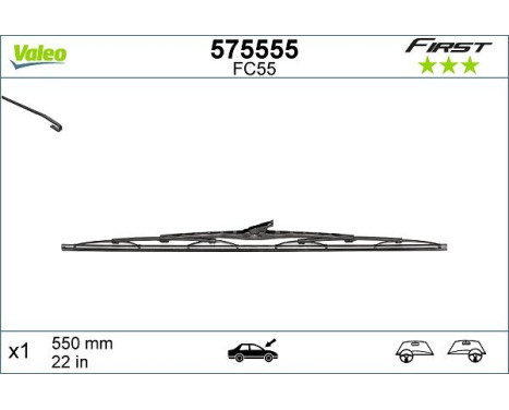 Windshield wiper 575555 Valeo, Image 5