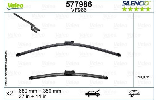 Windshield wiper 577986 Valeo