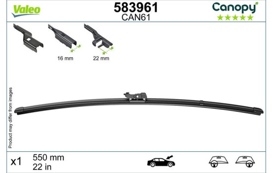Windshield wiper 583961 Valeo, Image 9