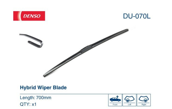 Windshield wiper 700mm L DU-070L Denso, Image 2