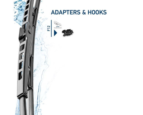 Windshield wiper 9XW 184 107-262 Hella, Image 5