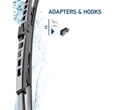 Windshield wiper 9XW 206 480-841 Hella, Image 5