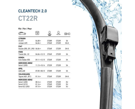 Windshield wiper CLEANTECH 9XW 358 061-221 Hella, Image 7