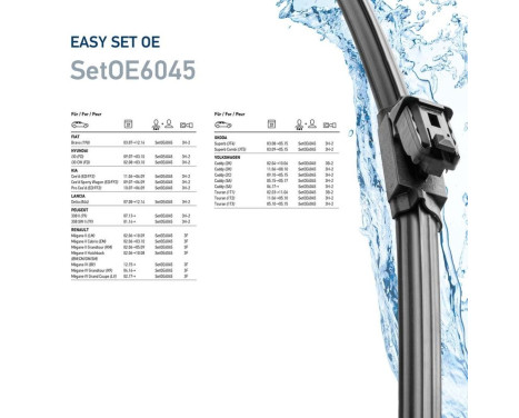 Windshield wiper EasySets 9XW 358 164-061 Hella, Image 7