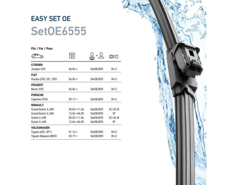 Windshield wiper EasySets 9XW 358 164-141 Hella, Image 7