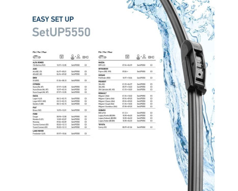 Windshield wiper EasySets 9XW 358 164-261 Hella, Image 7
