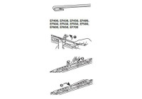 Windshield wiper EF400 Trico