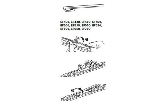Windshield wiper EF430 Trico