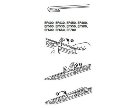 Windshield wiper EF580 Trico, Image 2