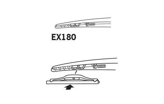 Windshield wiper EX180 Trico, Image 4
