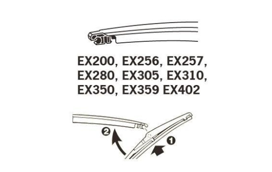 Windshield wiper EX280 Trico, Image 2