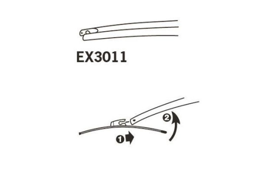 Windshield wiper EX3011 Trico, Image 4