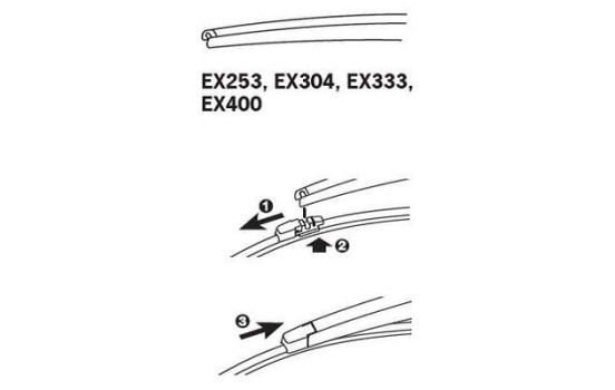 Windshield wiper EX304 Trico, Image 4