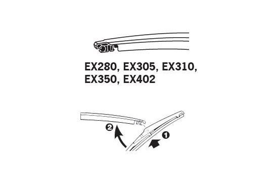 Windshield wiper EX310 Trico